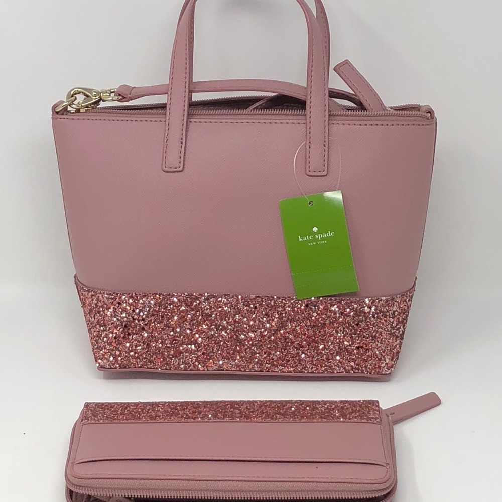 Nwt Bundle Of 3 kate spade item bag satchel+wallet - Picture 3 of 8